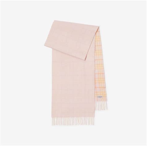 burberry check scarf cashmere|burberry reversible check cashmere scarf.